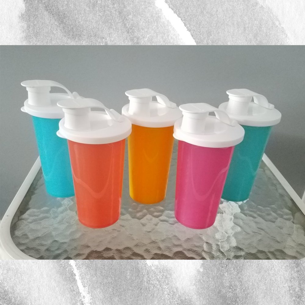 Tumblers with Lids (set of five)